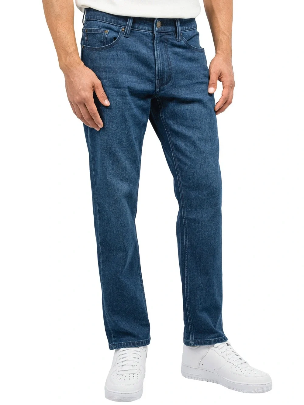 Scott Barber Men's Jeans Straight Fit Jeans Dark Blue Size 38 X 30 NWT